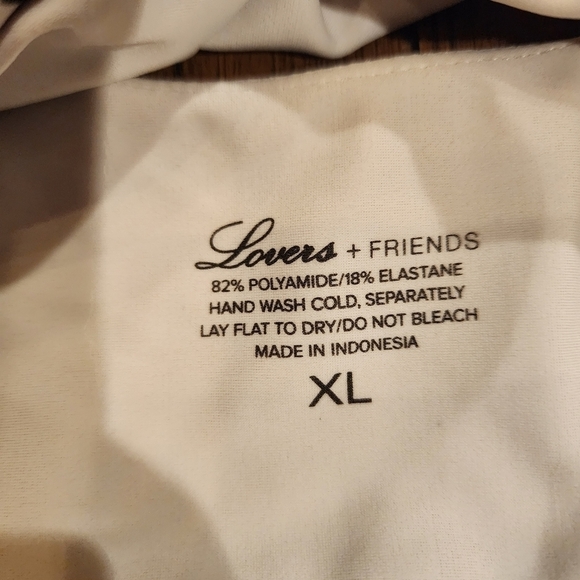 Lovers + friends JOJO ONE PIECE Houndstooth swimsuit extra Large - Picture 4 of 7